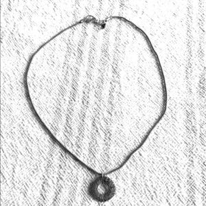 Silpada N1501 Sterling Circle Pendant & Chain
